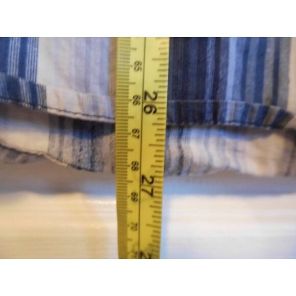 Utility brand Mens Vertical blue striped button down - Picture 4 of 5